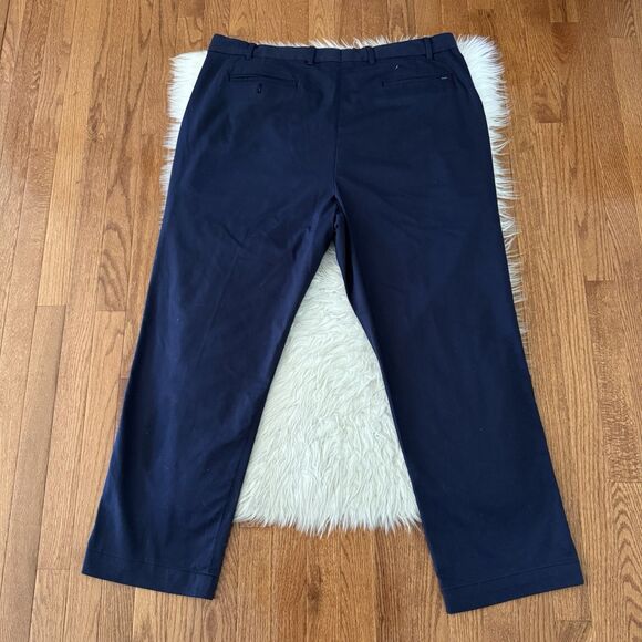 Polo Golf Ralph Lauren Men’s 42x30 Golf Tailored Fit Navy Blue Chino Pants Khaki - Picture 2 of 9